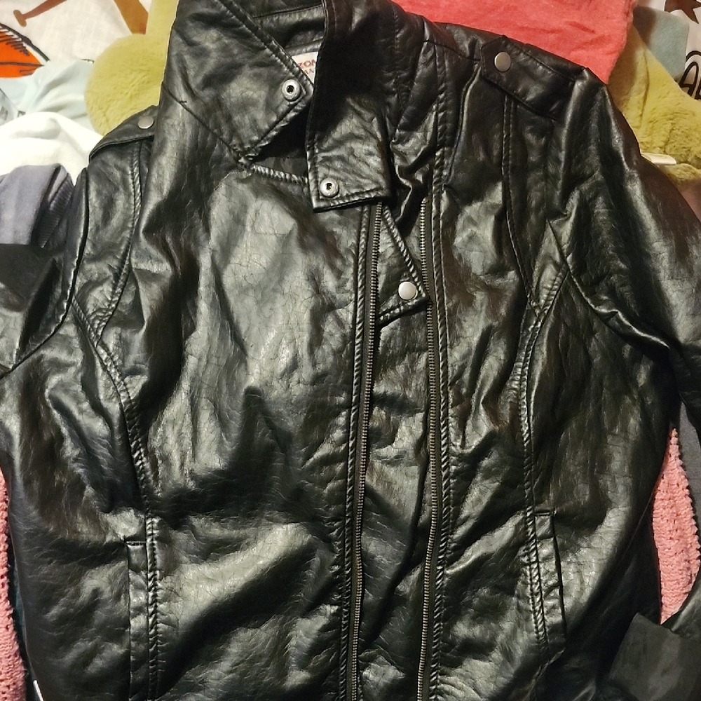 Arizona Jean Company Black Leather Jacket